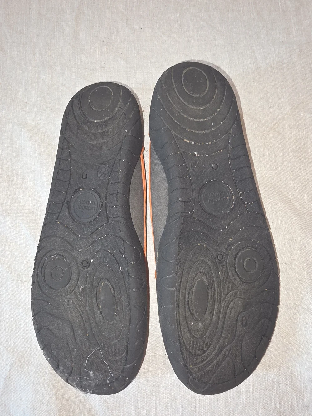 wonder nation Orange and Gray Kids Water Shoes with Toggle